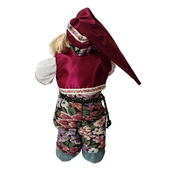 VTG Santa Claus Standing Christmas Figurine Bendable Mantel Decoration Taiwan - Picture 5 of 8